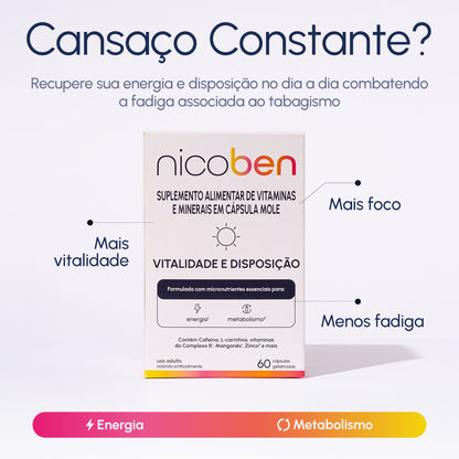 Nicoben Vitalidade e Disposição