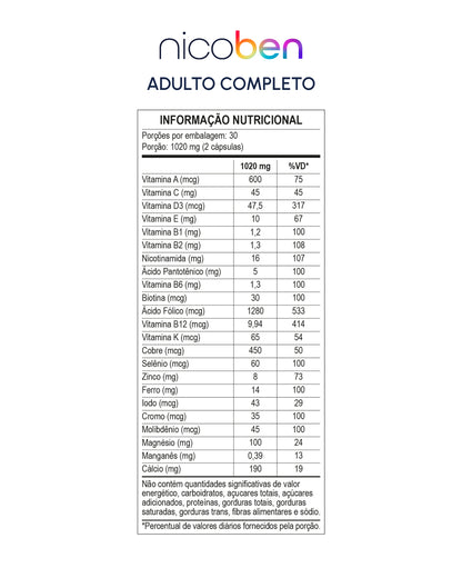 Nicoben Adulto Completo